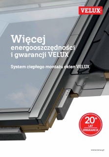 System ciepłego montażu okien Velux